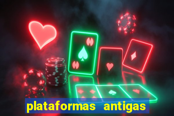 plataformas antigas de jogos